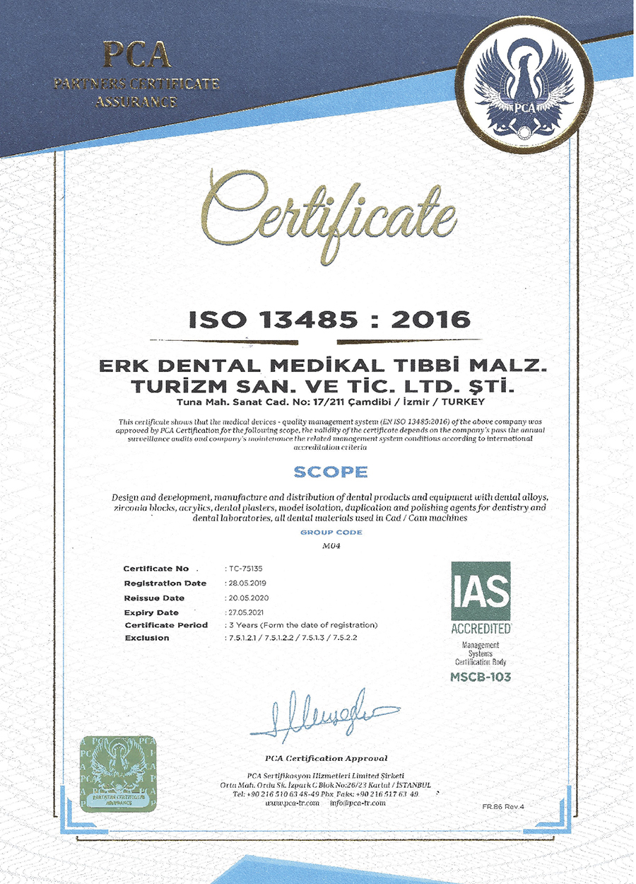 ISO 13485 2016